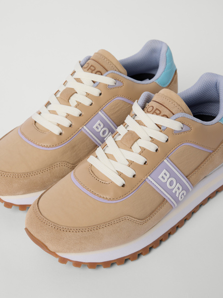 Björn Borg Dash sneakers i beige för dam – baksida