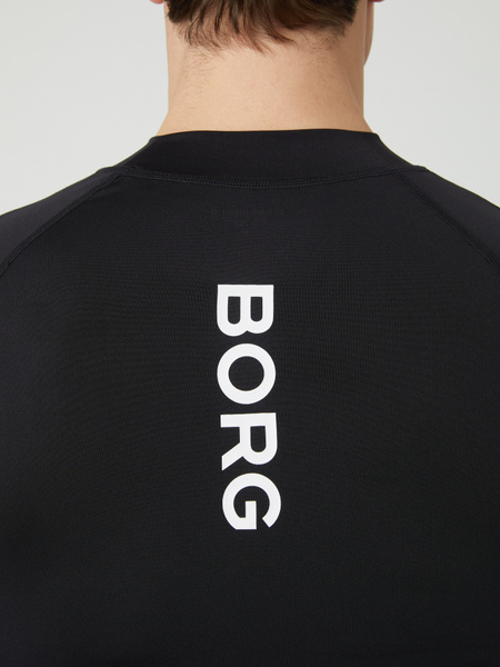 Björn Borg Borg mockneck långärmad herr – svart – baksida