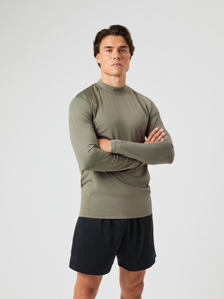Björn Borg Borg Mock Neck Ls T shirt Groen, L