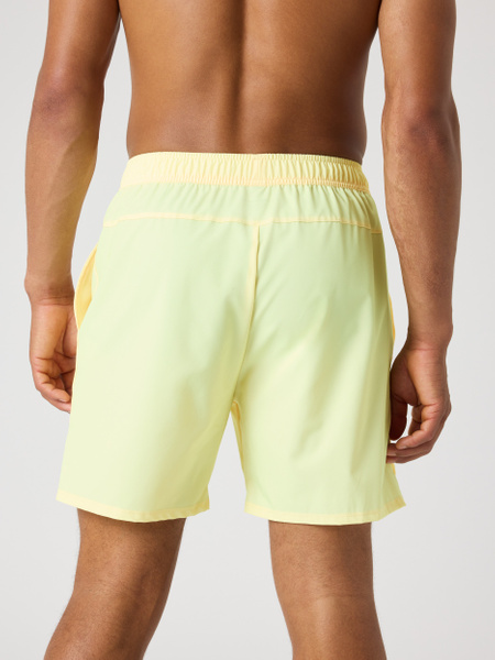 Björn Borg Ace Racquet Shorts Herr – tennis & padel i gult – baksida