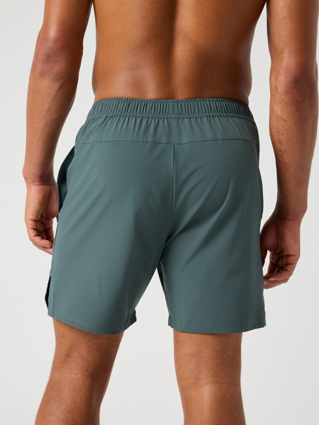 Björn Borg Ace racketshorts i grönt för herr – baksida