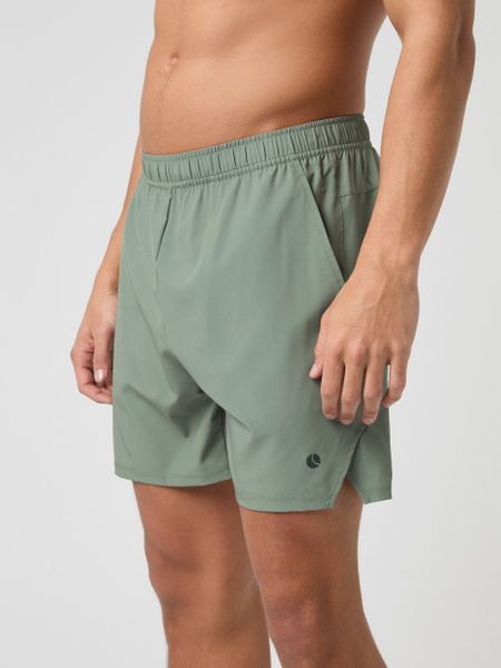 Björn Borg Ace Racquet padelshorts herr, grön – baksida