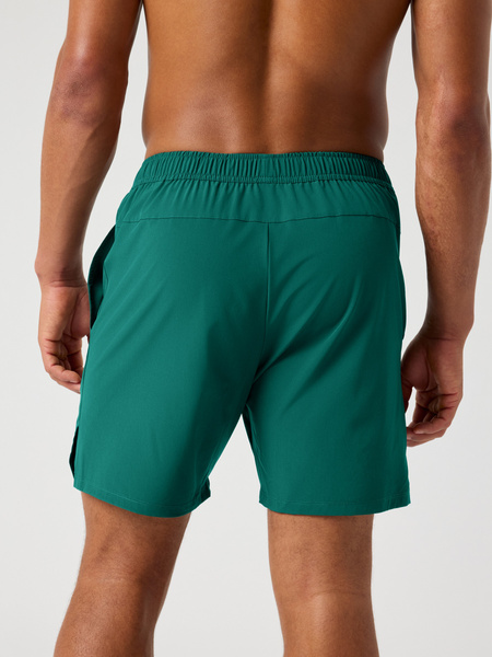 Björn Borg Ace Racquet shorts i grönt – för tennis och padel – baksida