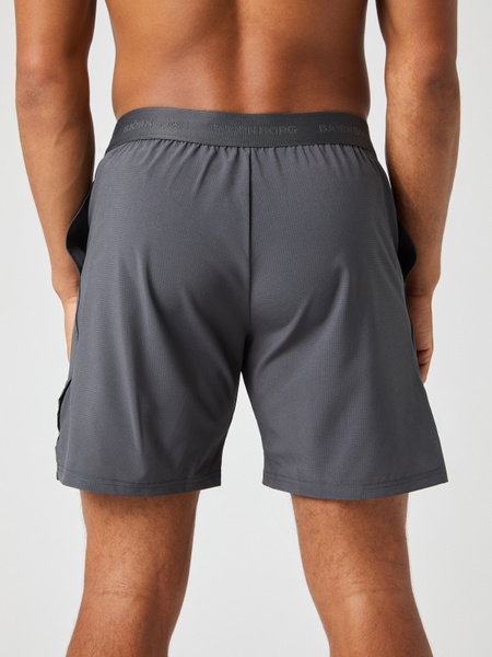 Björn Borg Ace Pro Shorts 7 tum – tennis & padel i grå – baksida