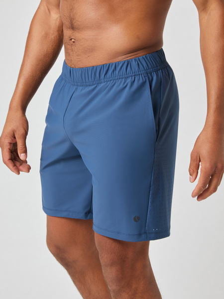 Björn Borg Ace tennisshorts med stretch, blå – baksida