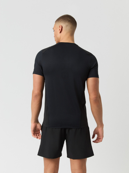 Björn Borg Ace Mesh Panel T-shirt – andas extra med mesh i svart – baksida