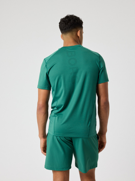 Björn Borg Ace mesh-t-shirt i grönt, herr – baksida