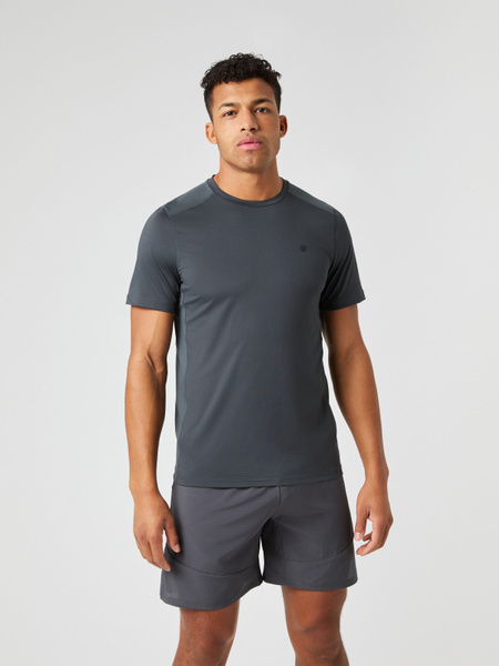 Björn Borg Ace Mesh Panel T shirt Grijs, S