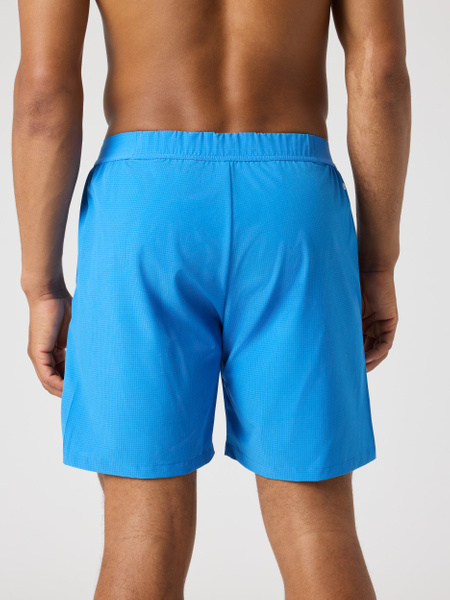 Björn Borg Zip Shorts 7 tum i blått för herr – baksida
