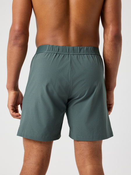 Björn Borg shorts i grönt, 7 tum med sidofickor – baksida