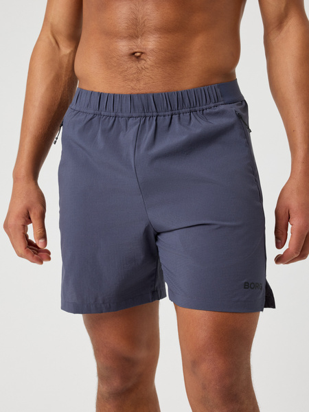 Läs mer om Björn Borg Borg Zip Shorts 7 Inch Blå, L