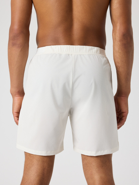 Björn Borg Zip Shorts 7 tum herr – vita träningsshorts – baksida