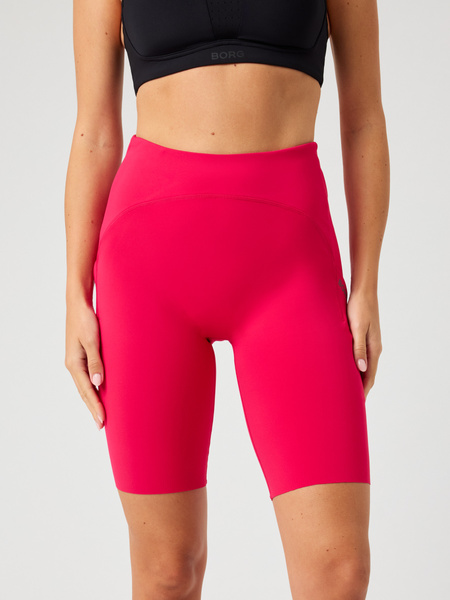Björn Borg Running korta tights i rosa för dam – baksida