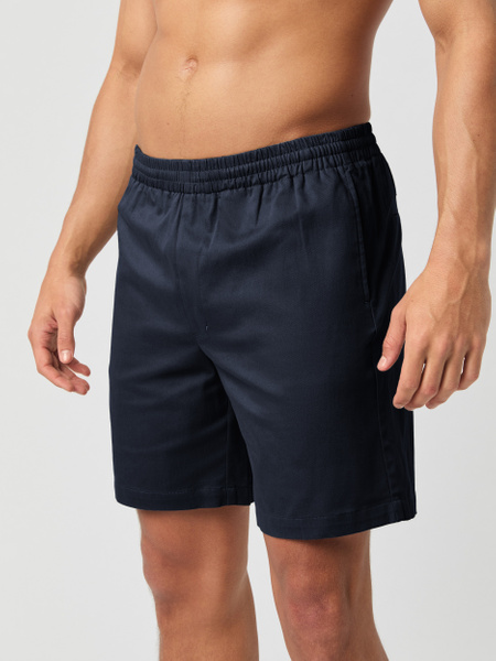 Björn Borg vävda shorts i ekologisk bomull, marinblå – baksida