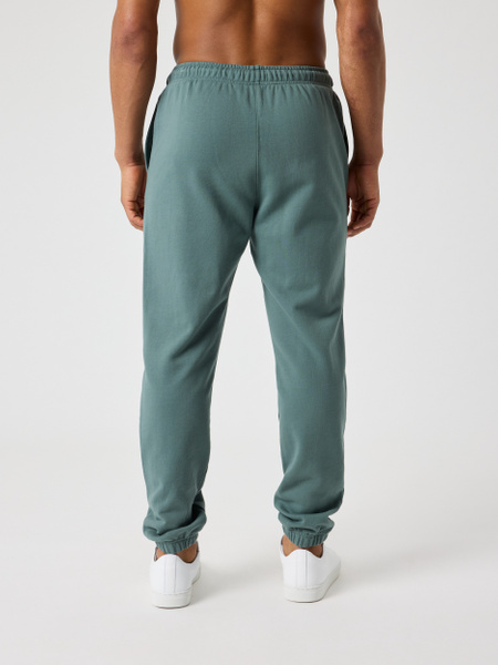 Björn Borg Classic sweatpants i grön bomullsfrotté – baksida