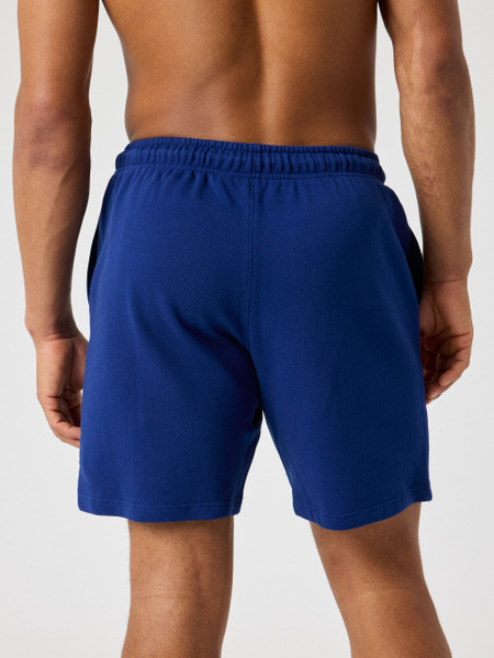 Björn Borg Classic sweatshorts i blå bomullsfrotté – baksida