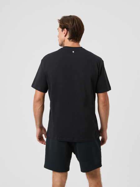 Björn Borg Classic T-shirt – svart t-shirt i bomull – baksida