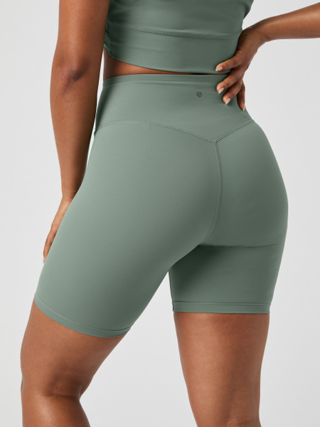 Björn Borg Studio Cross shorts med hög midja – grön – baksida