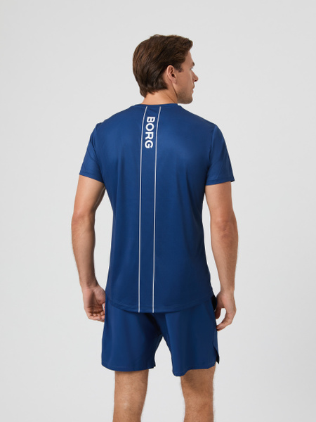 Björn Borg Ace Light T-shirt – blå lätt prestanda-t-shirt – baksida