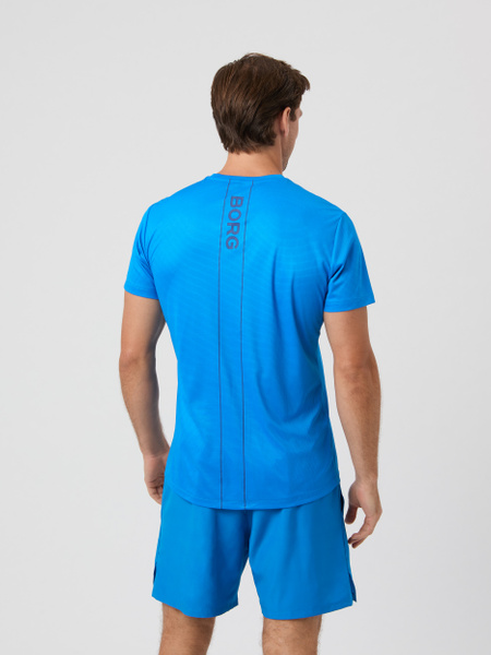 Björn Borg Ace Light T-shirt i blått – lätt sport-tee – baksida