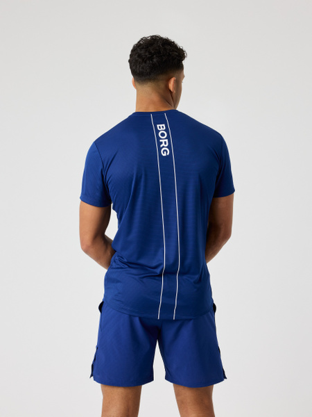 Björn Borg Ace Light t-shirt för herr, blå – baksida