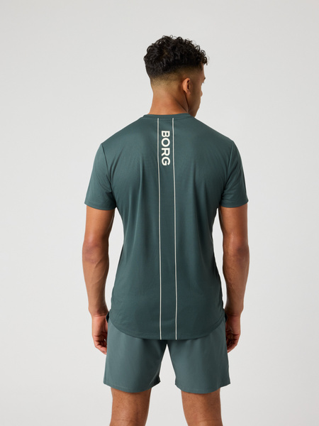 Björn Borg Ace Light träningst-shirt, grön – baksida