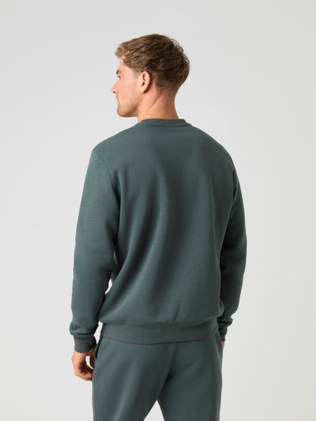 Björn Borg Centre sweatshirt i mjuk fleece, grön – baksida
