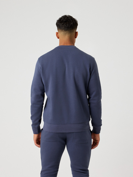 Björn Borg Centre sweatshirt i mjuk blå fleece – baksida