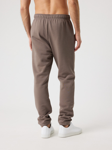 Björn Borg Centre sweatpants i brun fleece, relaxed – baksida