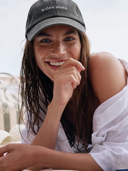 Björn Borg Borg Washed Cap Svart, 58 | Apparel & Accessories - Shoes | ModeLejon