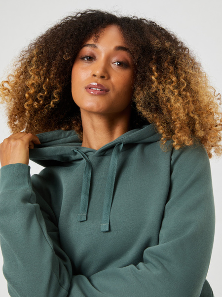 Björn Borg Centre Hoodie – grön oversize hoodie dam – baksida