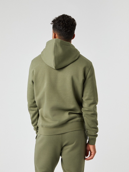 Björn Borg Centre Hoodie i grönt med känguruficka – baksida