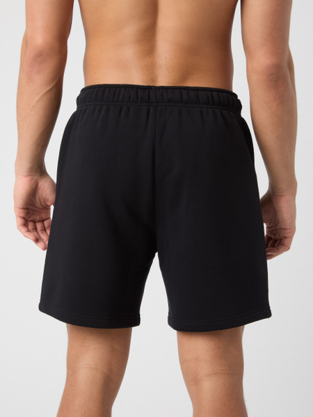 Björn Borg Centre sweatshorts i mjuk fleece, svart – baksida