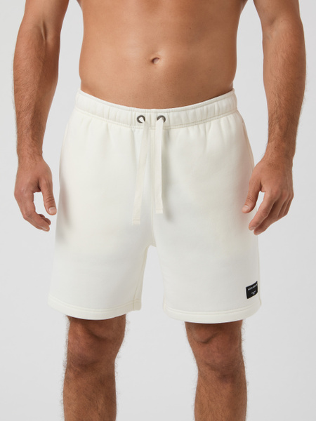 Björn Borg Centre Sweatshorts i vitt – mjuka shorts – baksida