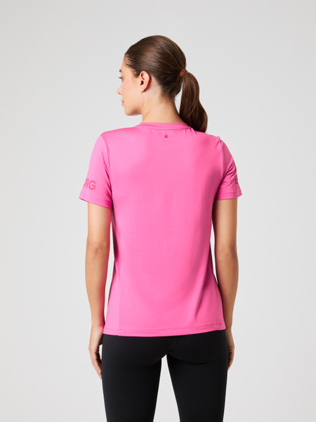 Björn Borg Borg t-shirt i rosa för dam – baksida