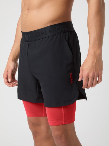 Björn Borg Borg 2 In 1 Shorts Svart, L