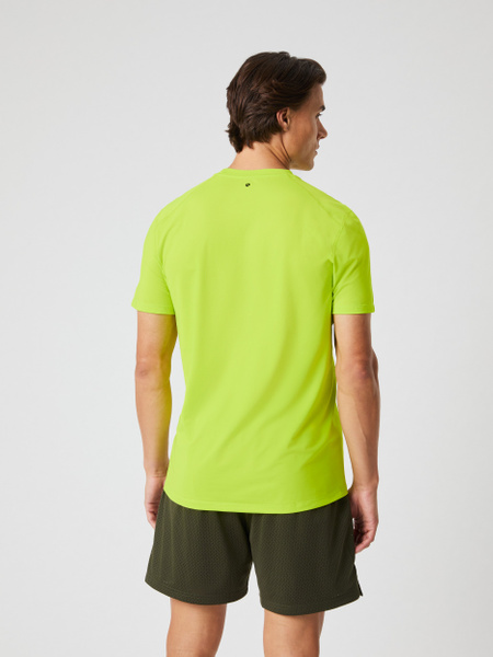 Björn Borg Athletic funktions-t-shirt i grönt – baksida