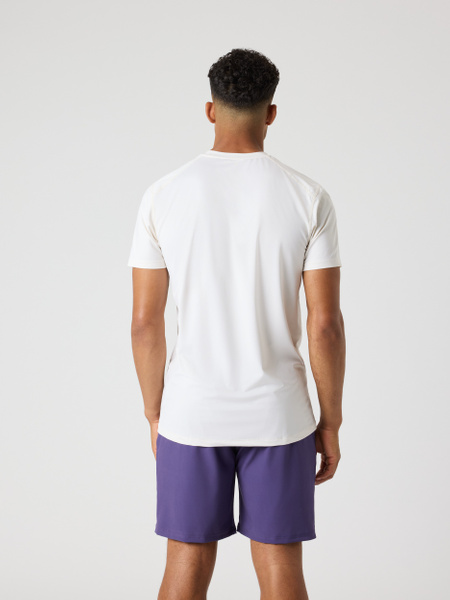 Björn Borg Athletic t-shirt i vitt – lätt och andas – baksida