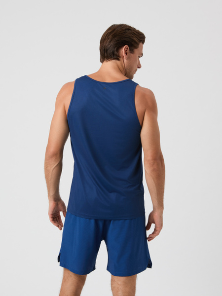 Björn Borg Borg Athletic Tank i blått – sportlinne – baksida