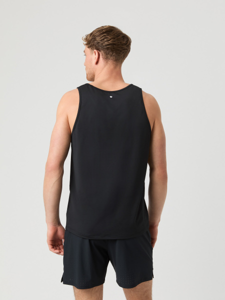 Björn Borg Athletic Tank – funktionellt sportlinne för herr i svart – baksida