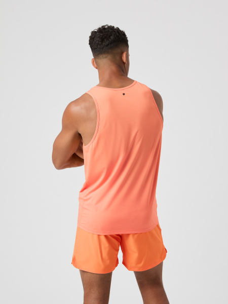 Björn Borg Athletic Tank – orange sportlinne för herr – baksida