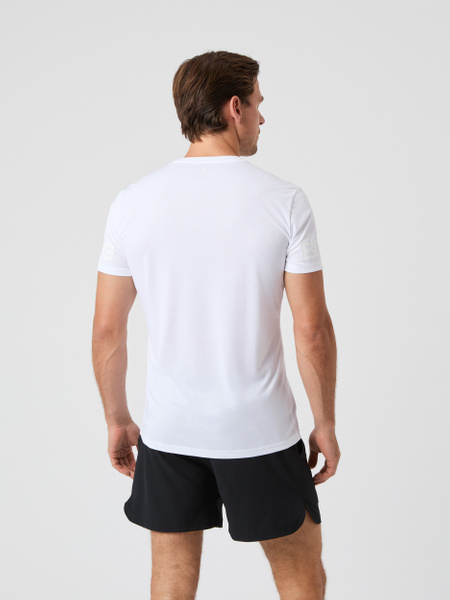 Björn Borg Borg Light T-shirt i vitt – lätt träningstopp – baksida