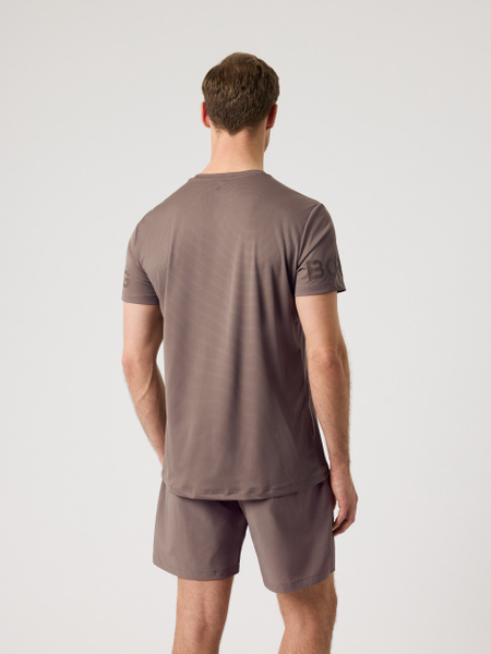 Björn Borg Light t-shirt i brunt funktionstyg – baksida