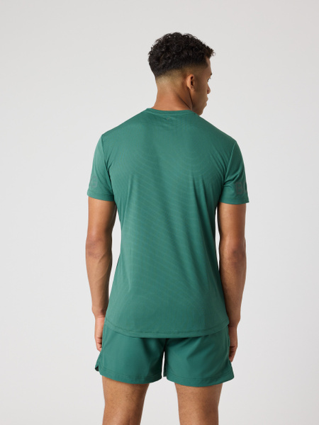 Björn Borg Light T-shirt i grönt lättviktstyg – baksida