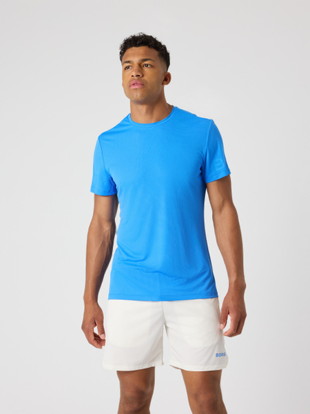 Björn Borg Borg Light T-shirt Blå, XXL | Apparel & Accessories - Clothing - Shirts & Tops | ModeLejon