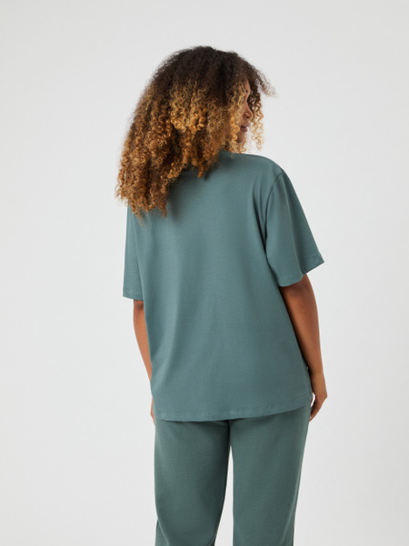 Björn Borg Studio oversized t-shirt i grönt – baksida