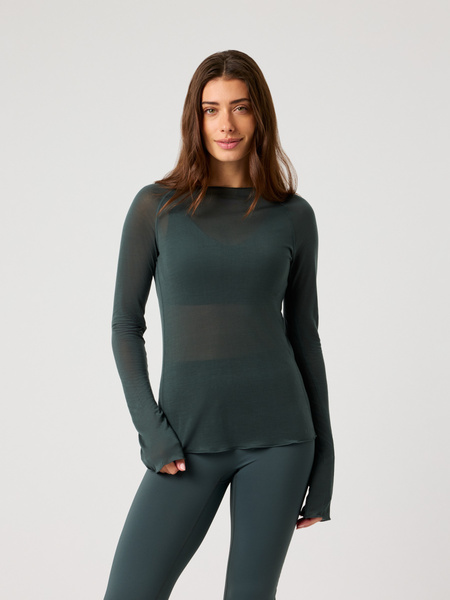 Björn Borg Studio Light Long Sleeve Top Green, S