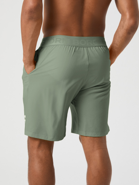 Björn Borg shorts med 4-vägsstretch, grön – baksida
