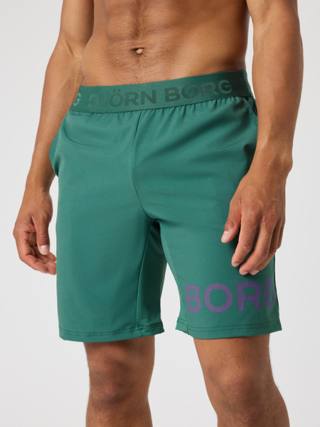 Björn Borg Borg Shorts 9 Inch Grön, XXL | Apparel & Accessories - Clothing - Shorts | ModeLejon