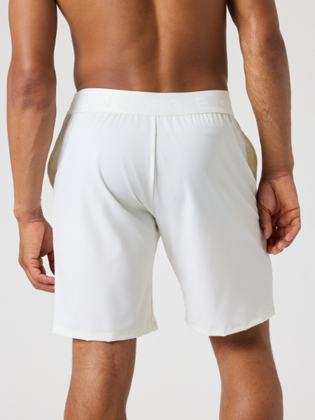 Björn Borg Shorts 9 tum i vitt med stretch – baksida